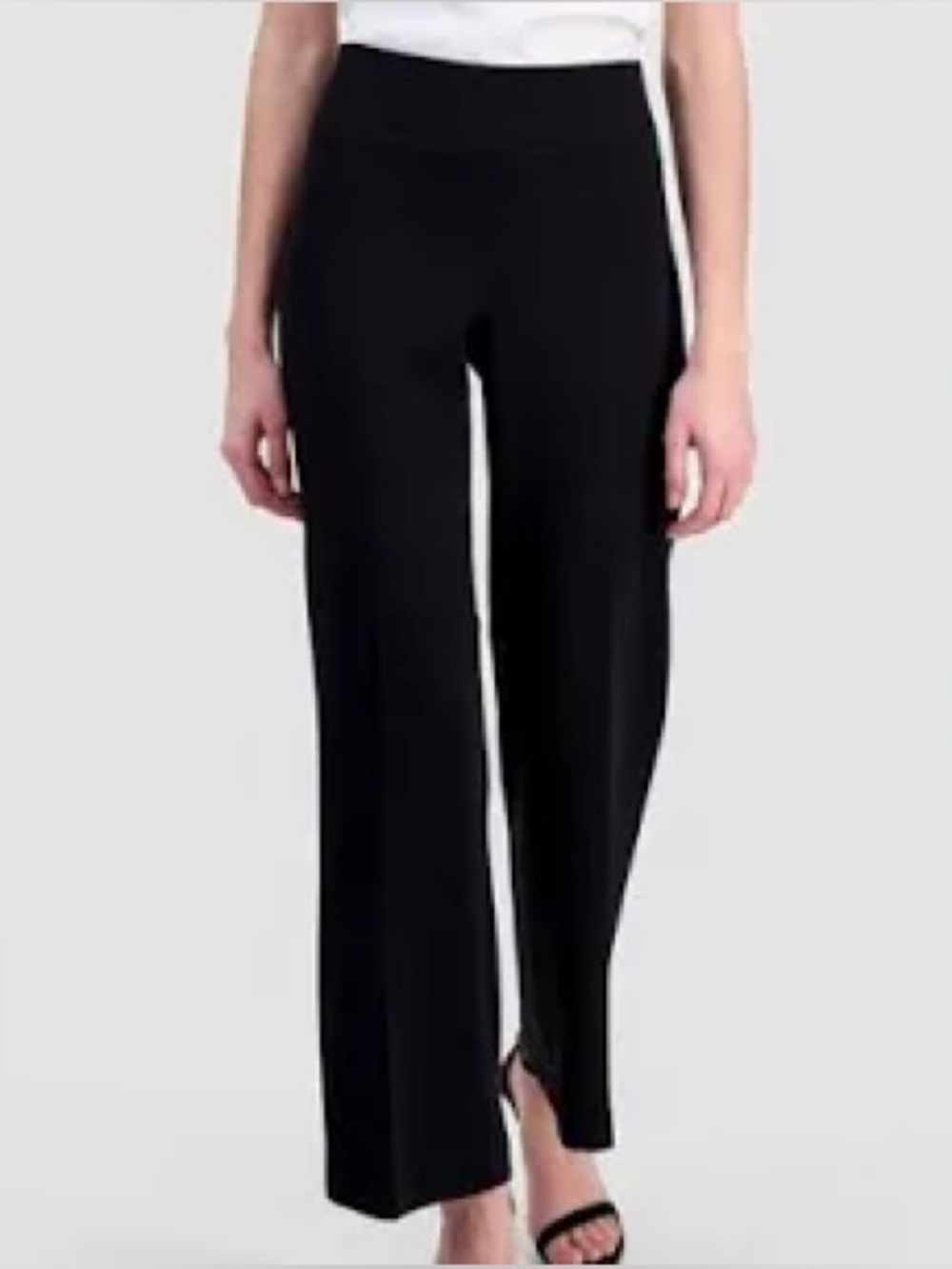 Jessica London: 16W, NWOT, women’s Black Pull-On Pants with side pockets
